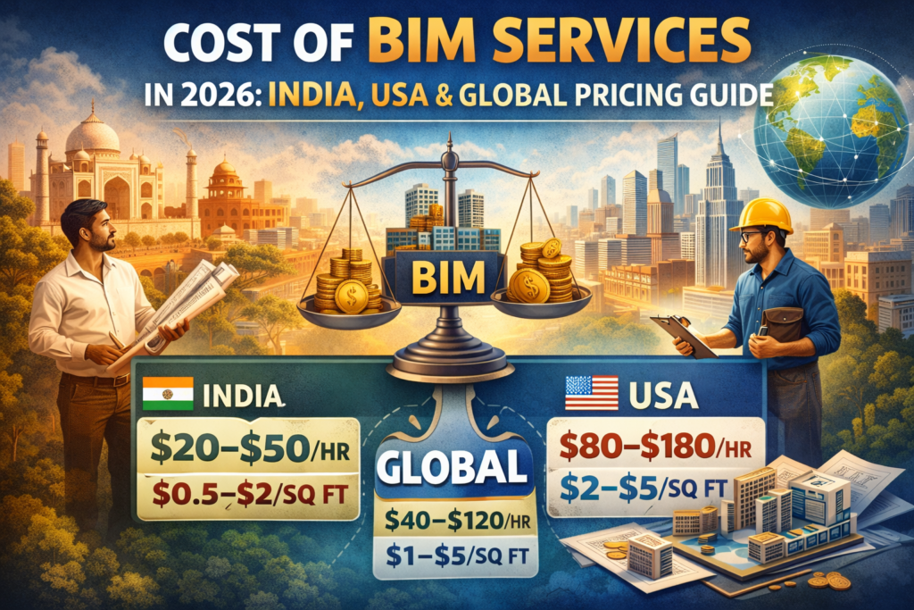 Cost of BIM Services India, USA & Global Guide 2026